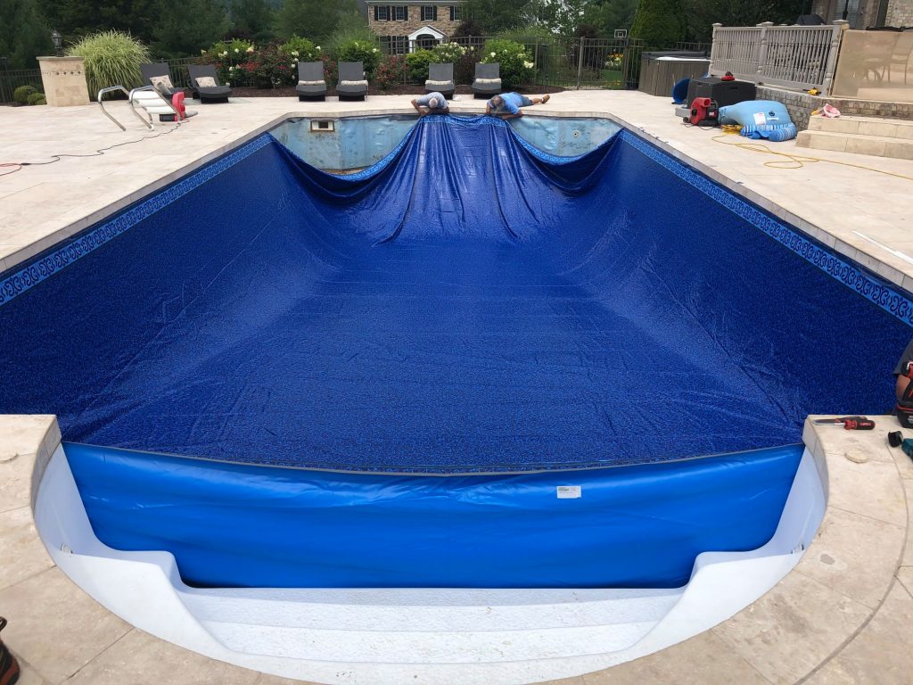 New Pool Liner Installation