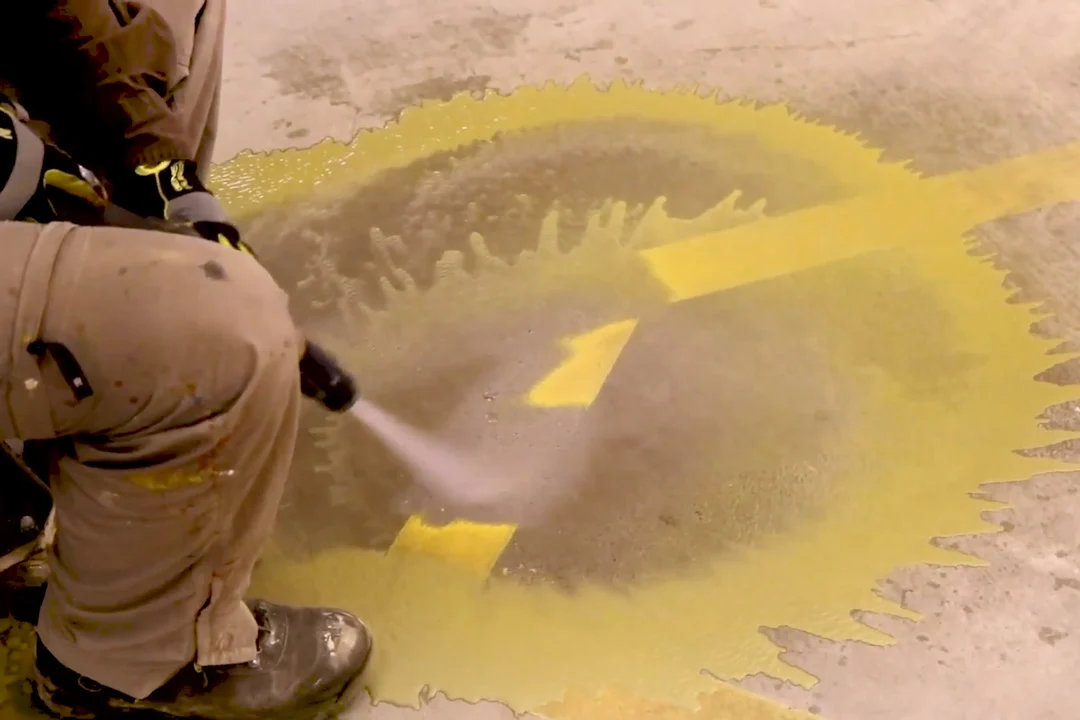 Blast Line Stripe Removal